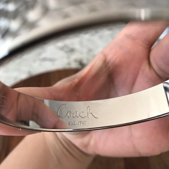 Silver Coach Bangle - Picture 2 of 8